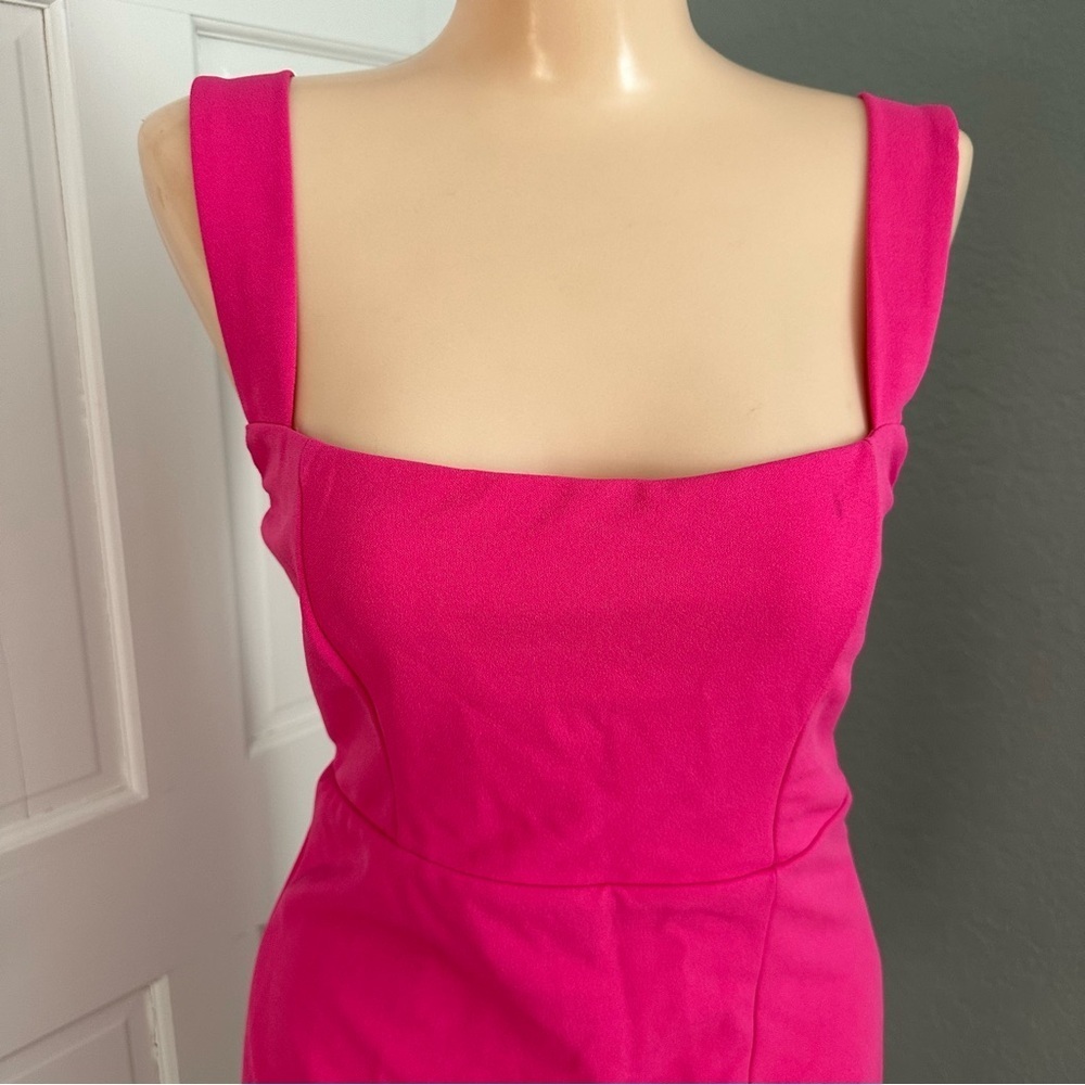LULU’S SOCIAL SENSATION SQUARE NECK MINI BODYCON DRESS - Picture 6 of 13